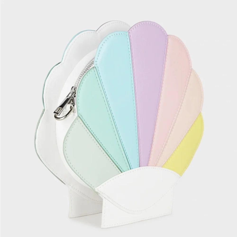 Sugar Thrillz Crossbody Bag Pastel Shell-Shaped - Picture 3 of 8